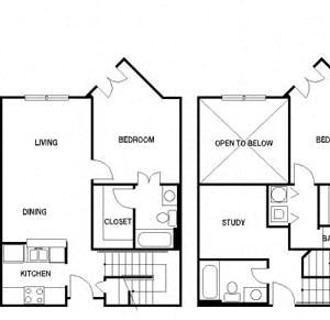 Dual Level 2x2 1234-1236 SF